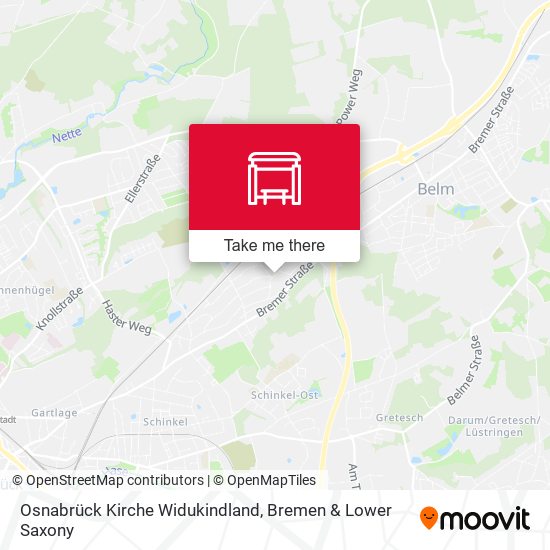 Osnabrück Kirche Widukindland map