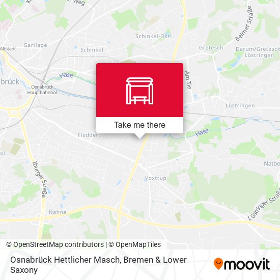 Osnabrück Hettlicher Masch map