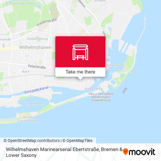 Wilhelmshaven Marinearsenal Ebertstraße map