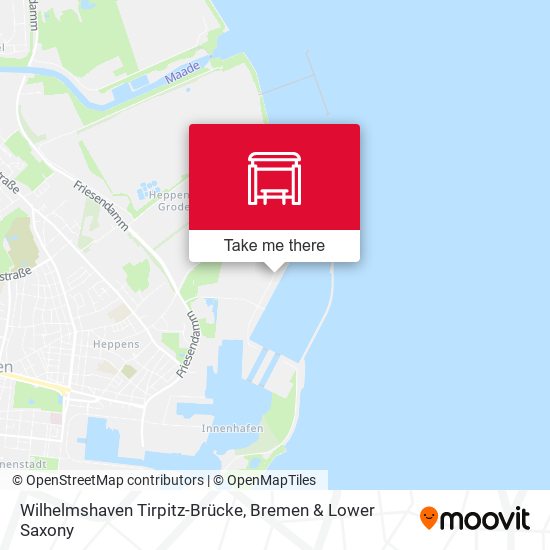 Wilhelmshaven Tirpitz-Brücke map