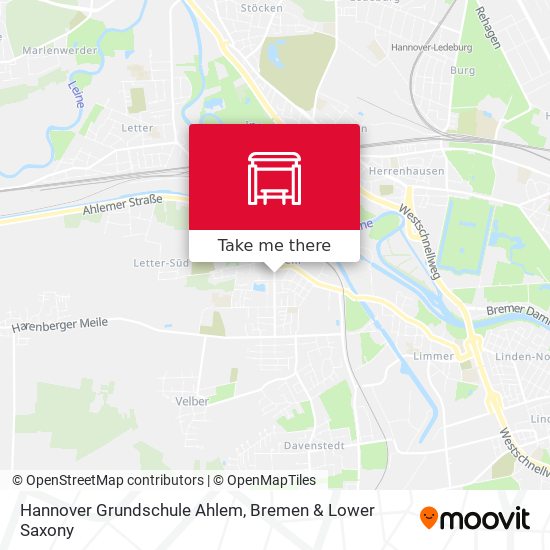 Hannover Grundschule Ahlem map