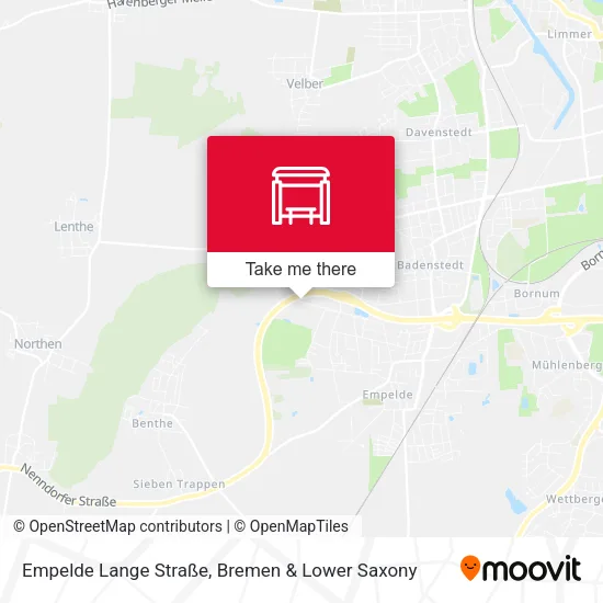 Карта Empelde Lange Straße