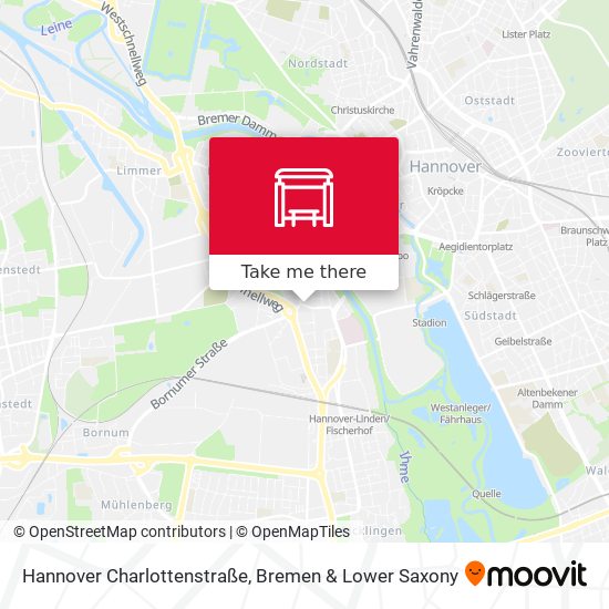 Карта Hannover Charlottenstraße