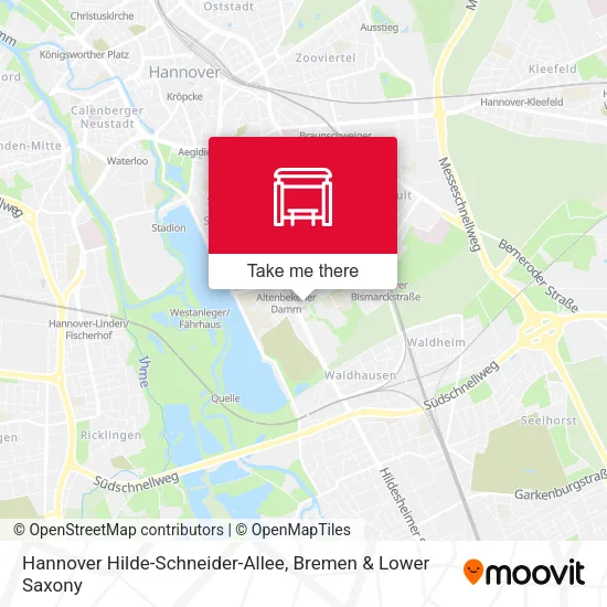 Карта Hannover Hilde-Schneider-Allee