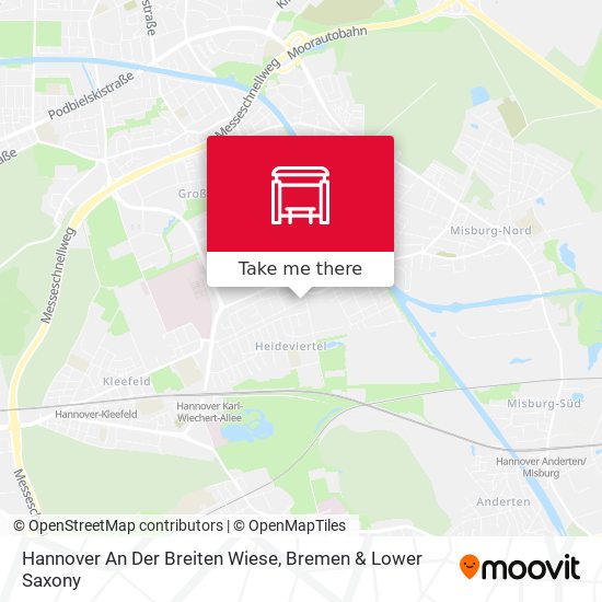 Hannover An Der Breiten Wiese map