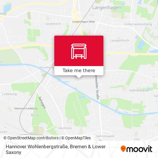 Hannover Wohlenbergstraße map