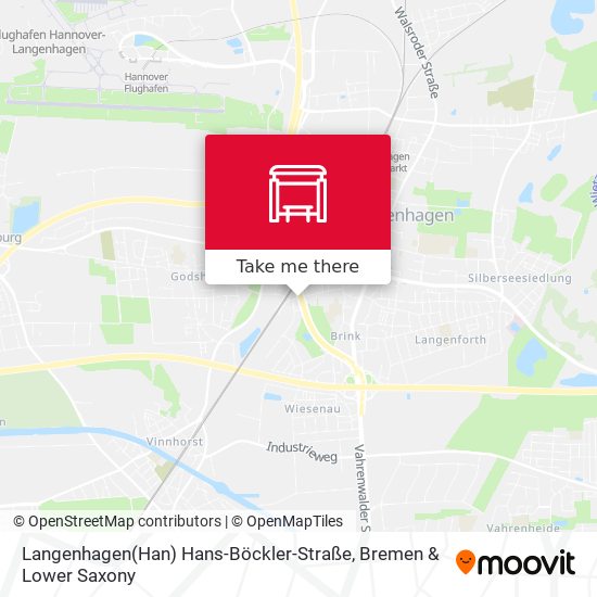 Langenhagen(Han) Hans-Böckler-Straße map