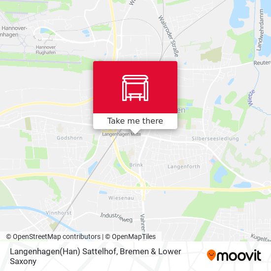 Langenhagen(Han) Sattelhof map