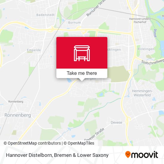 Hannover Distelborn map