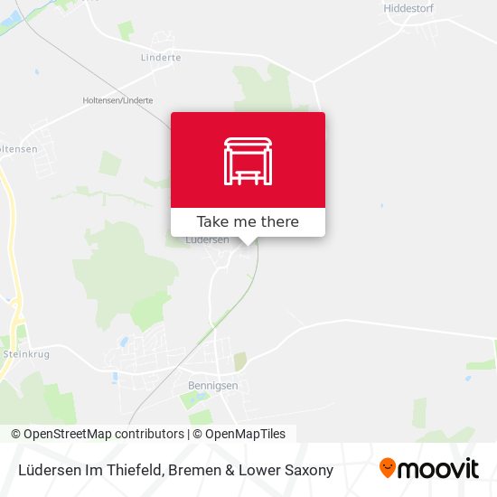 Lüdersen Im Thiefeld map