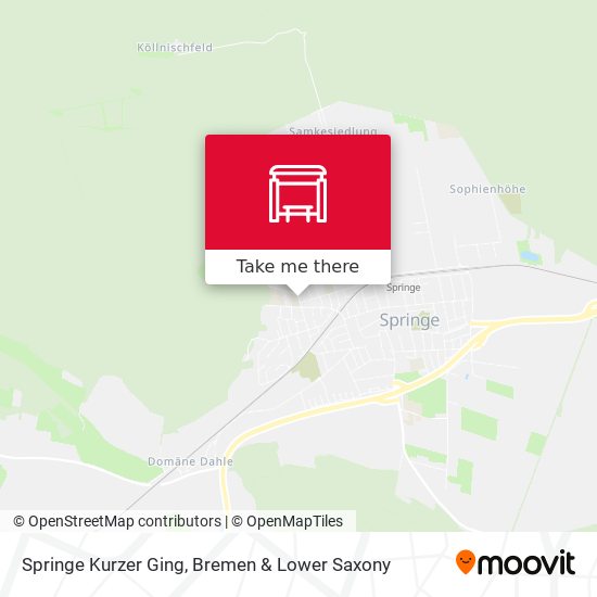 Springe Kurzer Ging map