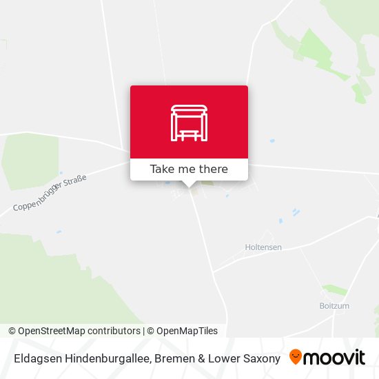 Eldagsen Hindenburgallee map