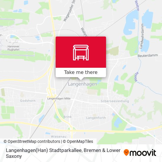 Langenhagen(Han) Stadtparkallee map