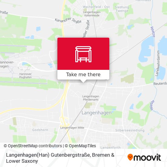 Langenhagen(Han) Gutenbergstraße map