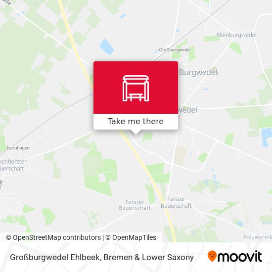 Großburgwedel Ehlbeek map