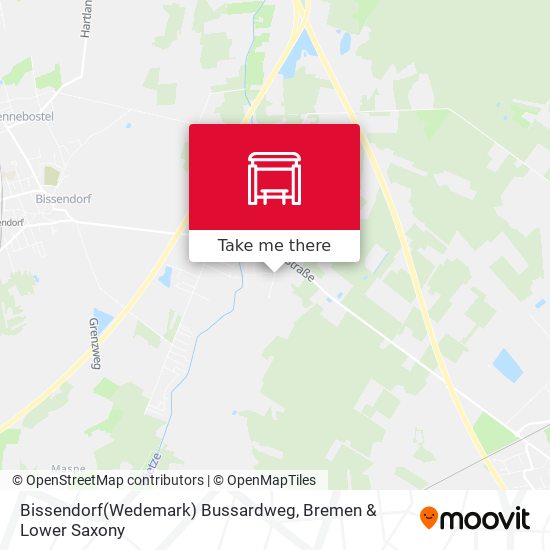 Bissendorf(Wedemark) Bussardweg map