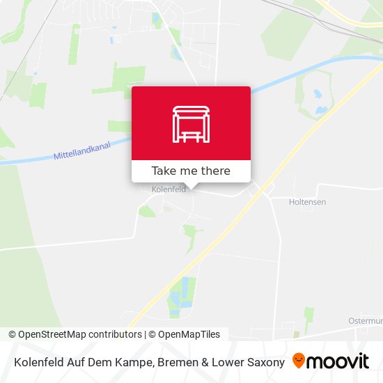 Kolenfeld Auf Dem Kampe map