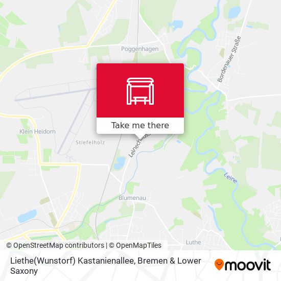 Liethe(Wunstorf) Kastanienallee map
