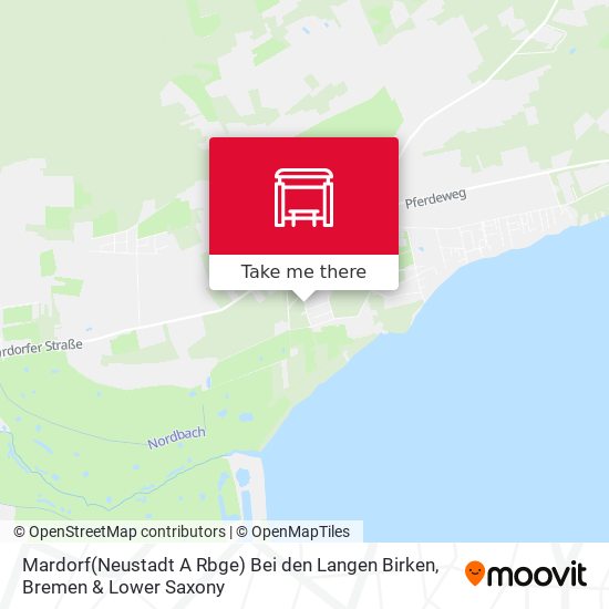 Mardorf(Neustadt A Rbge) Bei den Langen Birken map
