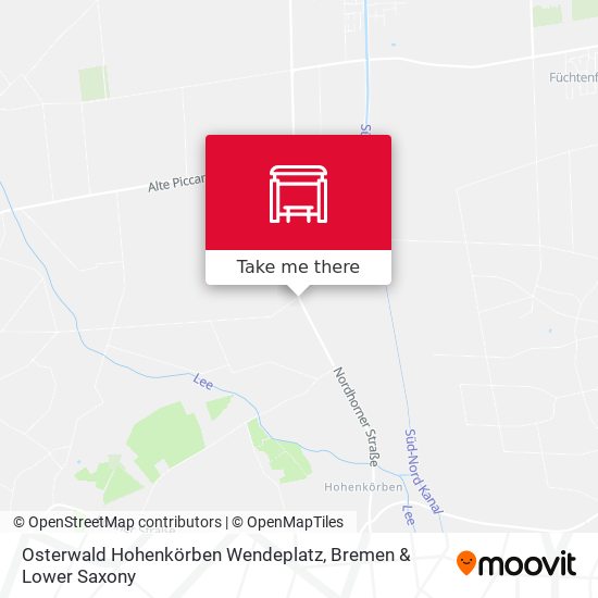 Osterwald Hohenkörben Wendeplatz map