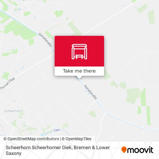 Scheerhorn Scheerhorner Diek map