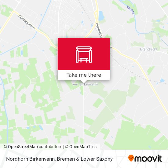 Nordhorn Birkenvenn map