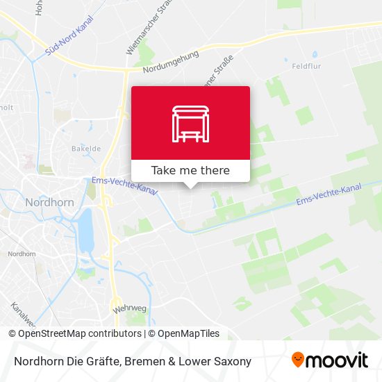 Nordhorn Die Gräfte map