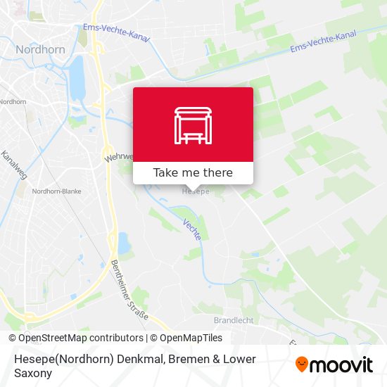 Hesepe(Nordhorn) Denkmal map