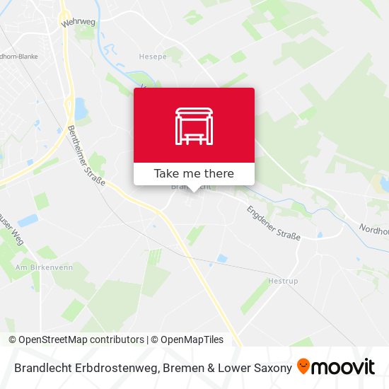 Brandlecht Erbdrostenweg map