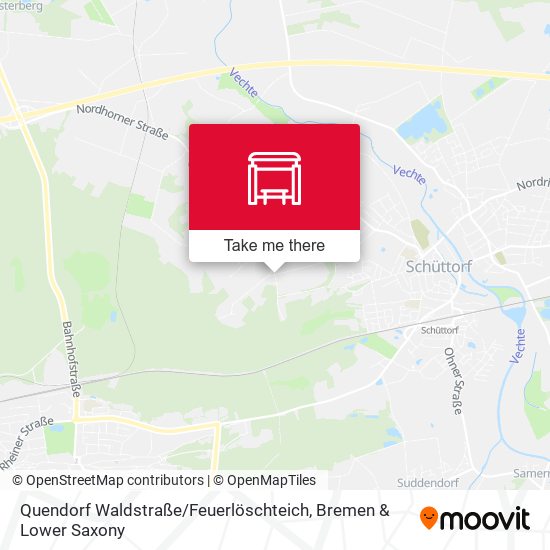 Quendorf Waldstraße / Feuerlöschteich map