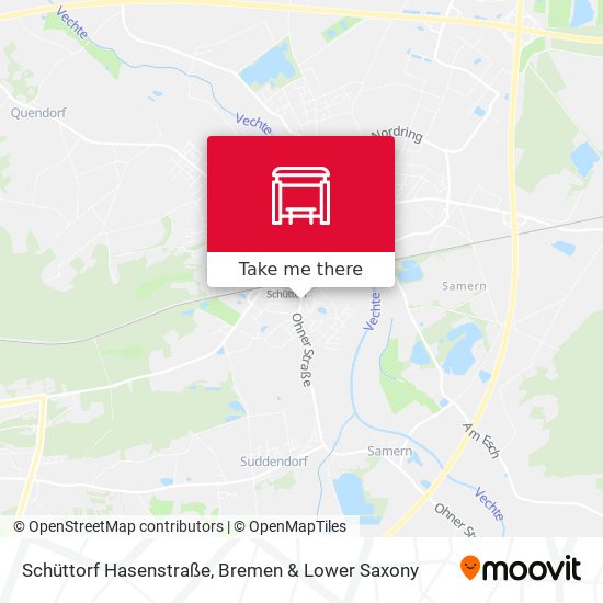 Schüttorf Hasenstraße map