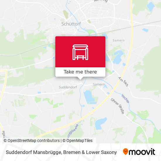 Suddendorf Mansbrügge map