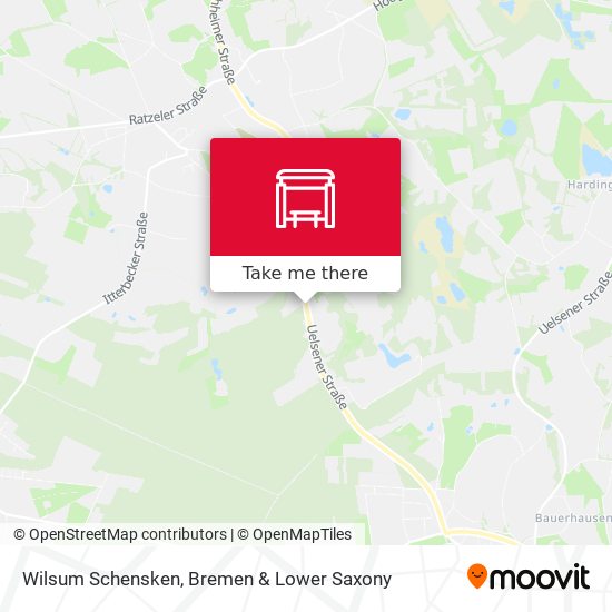 Wilsum Schensken map
