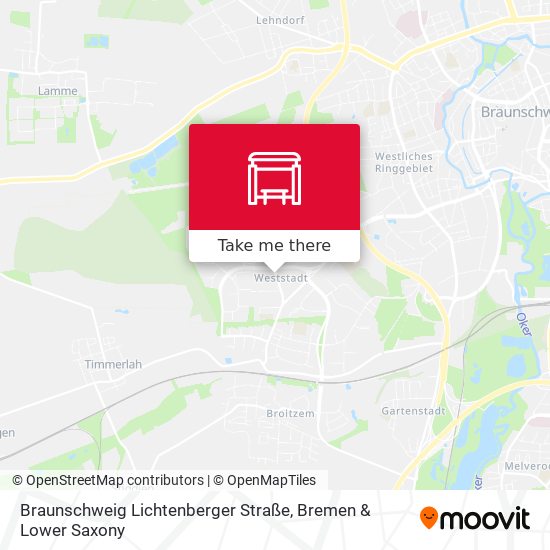 Braunschweig Lichtenberger Straße map