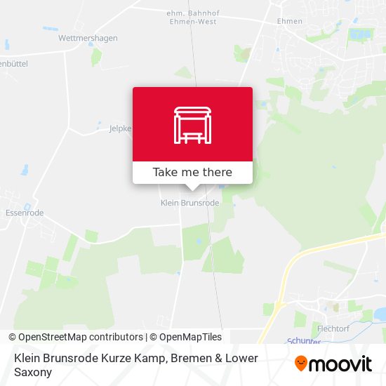 Klein Brunsrode Kurze Kamp map