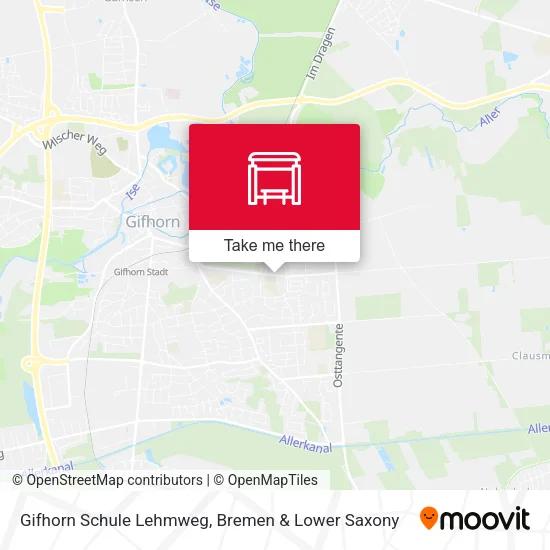 Карта Gifhorn Schule Lehmweg