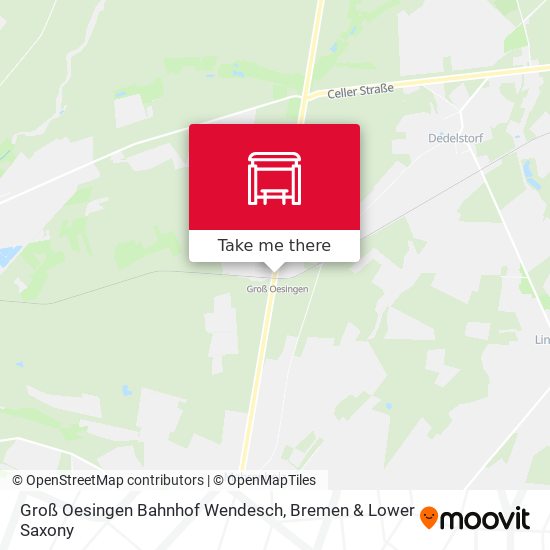 Groß Oesingen Bahnhof Wendesch map