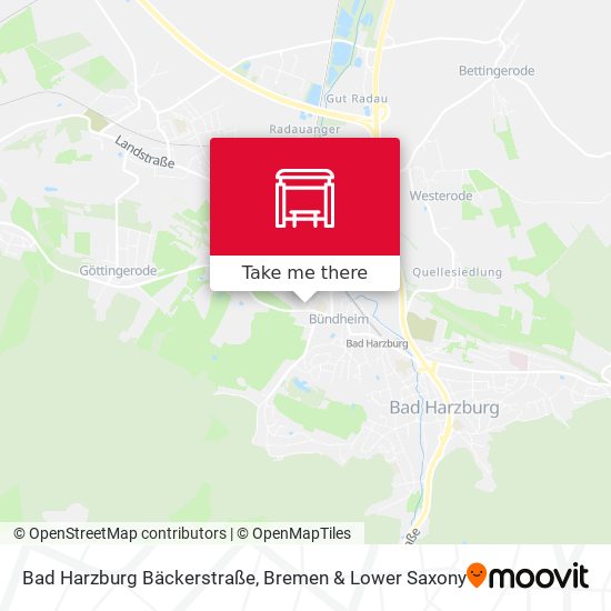 Bad Harzburg Bäckerstraße map