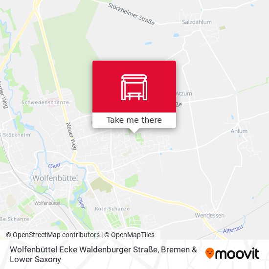 Wolfenbüttel Ecke Waldenburger Straße map