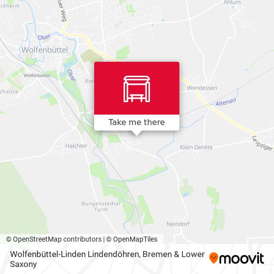 Wolfenbüttel-Linden Lindendöhren map