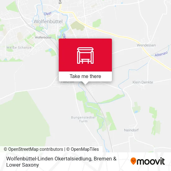 Карта Wolfenbüttel-Linden Okertalsiedlung
