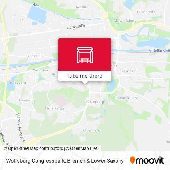 Wolfsburg Congresspark map