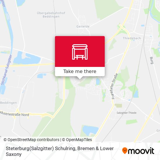 Steterburg(Salzgitter) Schulring map