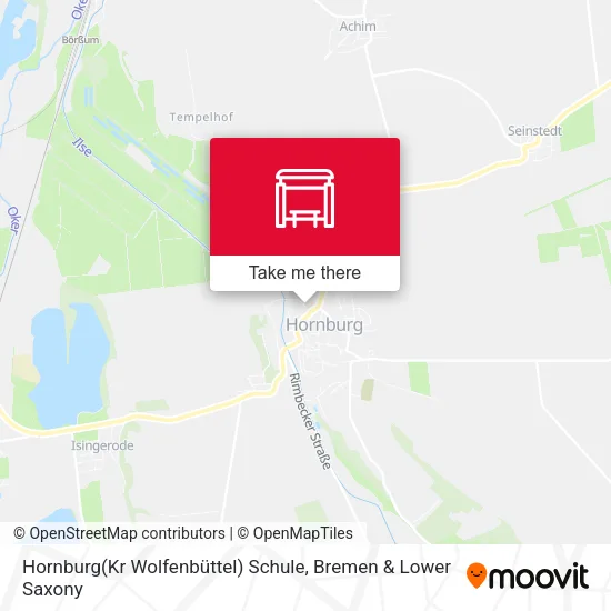 Карта Hornburg(Kr Wolfenbüttel) Schule