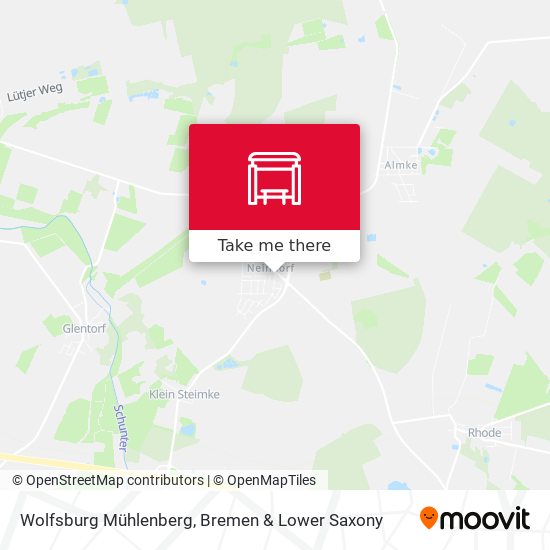 Wolfsburg Mühlenberg map