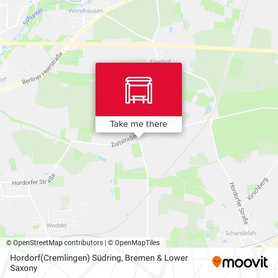 Hordorf(Cremlingen) Südring map