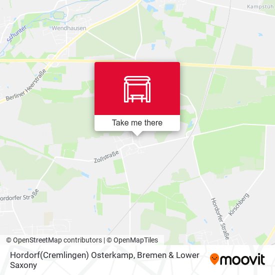Hordorf(Cremlingen) Osterkamp map