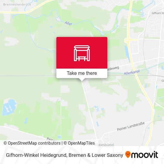 Карта Gifhorn-Winkel Heidegrund