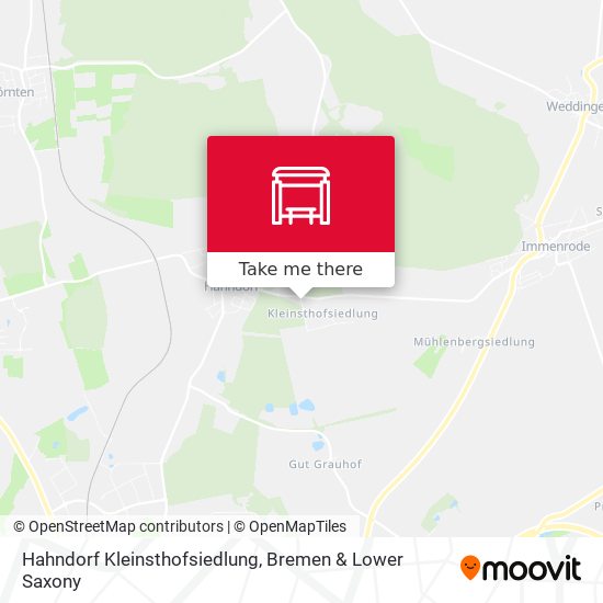 Hahndorf Kleinsthofsiedlung map