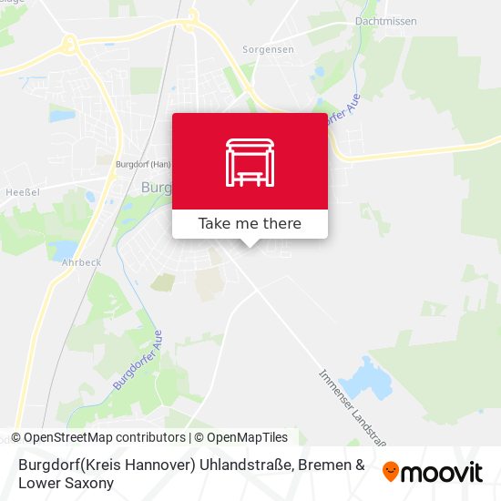 Burgdorf(Kreis Hannover) Uhlandstraße map